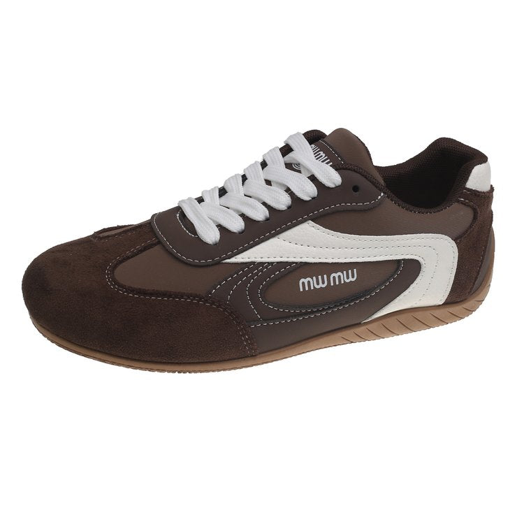 2025Autumn Low Top（Upper Height Less10cm)Sports Shoes Rubber Women's Lace-Up